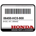 Honda 06450-HC5-900 Shoe, Kit, Brake