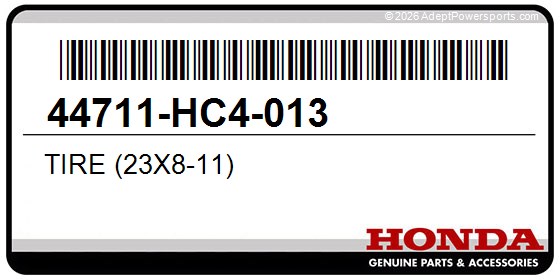 Honda 44711-HC4-013 Tire (23X8-11)