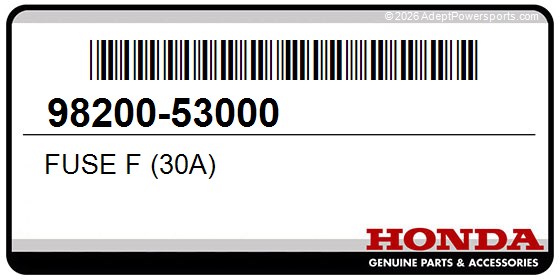 Honda 98200-53000 Fuse F (30A)
