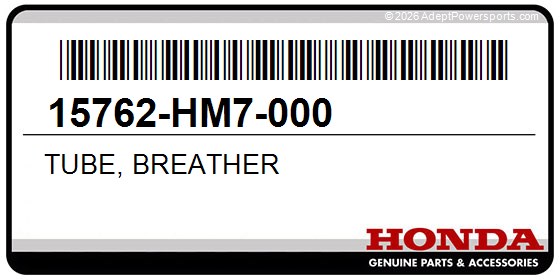Honda 15762-HM7-000 Tube, Breather