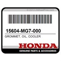 Honda 15604-MG7-000 Grommet, Oil, Cooler