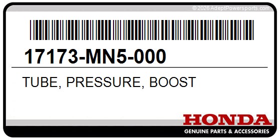 Honda 17173-MN5-000 Tube, Pressure, Boost