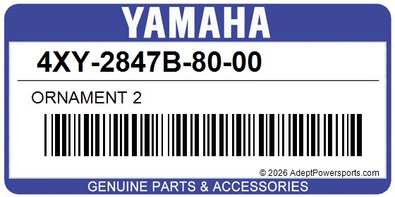Yamaha 4XY-2847B-80-00 Ornament 2
