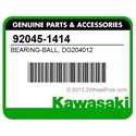 Kawasaki 92045-1414 Bearing-Ball, Dg204012