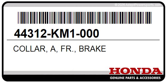 Honda 44312-KM1-000 Collar, A, Fr., Brake