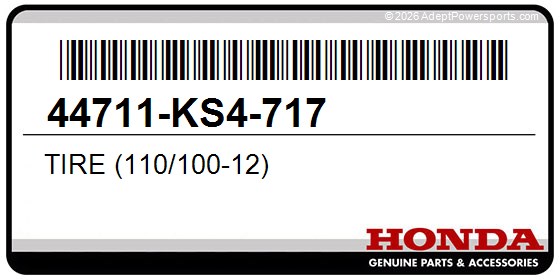 Honda 44711-KS4-717 Tire (110/100-12)
