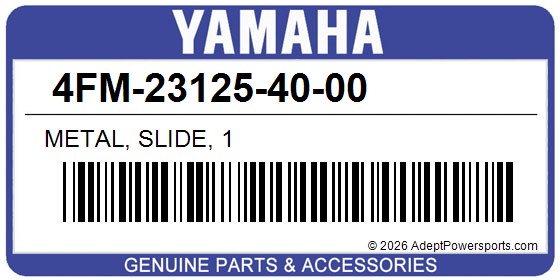 Yamaha 4FM-23125-40-00 Metal, Slide, 1