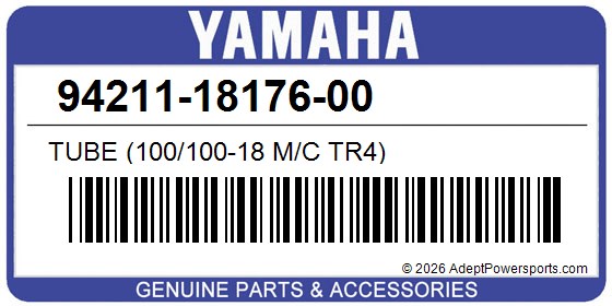 Yamaha 94211-18176-00 Tube (100/100-18 M/C Tr4)