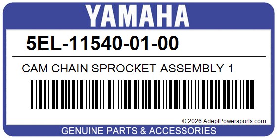 Yamaha 5EL-11540-01-00 Cam Chain Sprocket Assembly 1