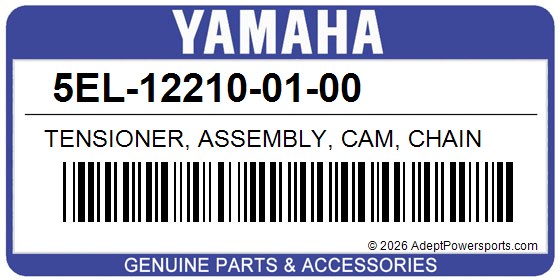 Yamaha 5EL-12210-01-00 Tensioner, Assembly, Cam, Chain