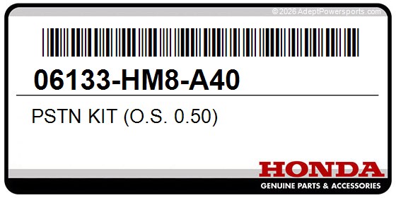 Honda 06133-HM8-A40 Pstn Kit (O.S. 0.50)