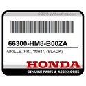 Honda 66300-HM8-B00ZA Grille, Fr., *Nh1*, (Black)