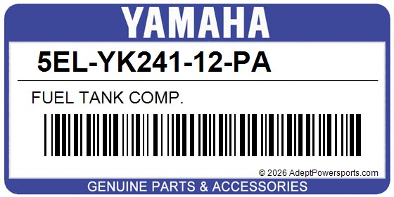 Yamaha 5EL-YK241-12-PA Fuel Tank Comp.