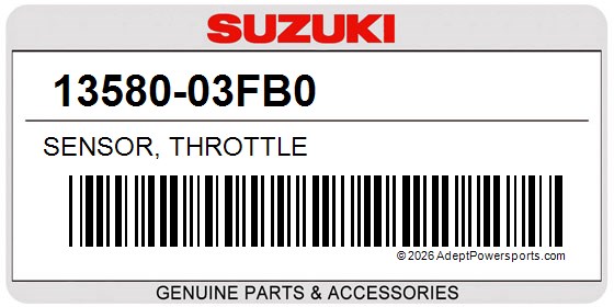 Suzuki 13580-03FB0 Sensor, Throttle