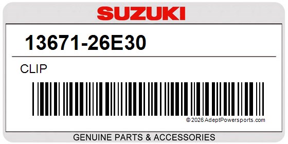 Suzuki 13671-26E30 Clip