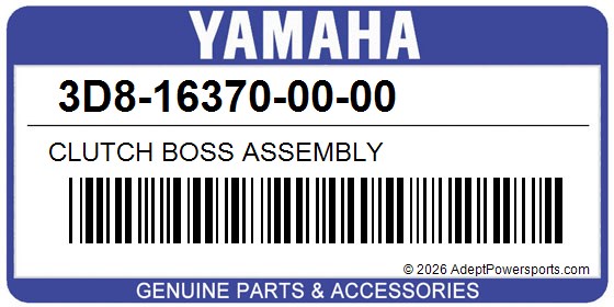 Yamaha 3D8-16370-00-00 Clutch Boss Assembly