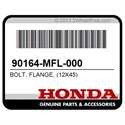 Honda 90164-MFL-000 Bolt, Flange, (12X45)