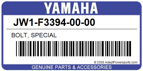 Yamaha JW1-F3394-00-00 Bolt, Special