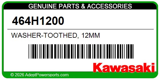 Kawasaki 464H1200 Washer-Toothed, 12Mm