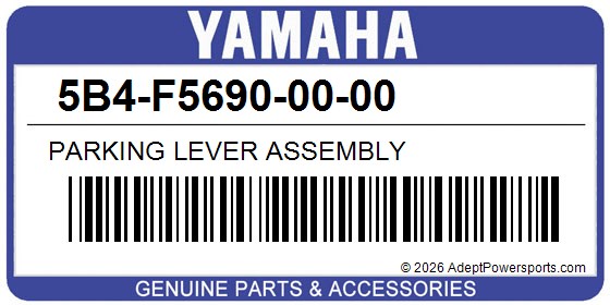Yamaha 5B4-F5690-00-00 Parking Lever Assembly