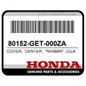 Honda 80152-GET-000ZA Cover, Center, *Nh388r*, (Classical, White-R)
