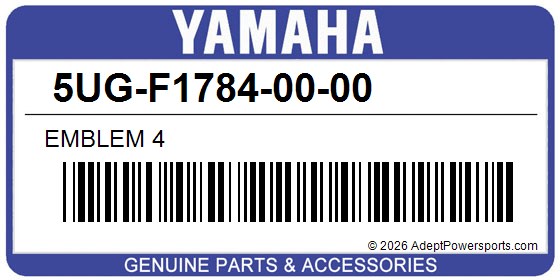 Yamaha 5UG-F1784-00-00 Emblem 4