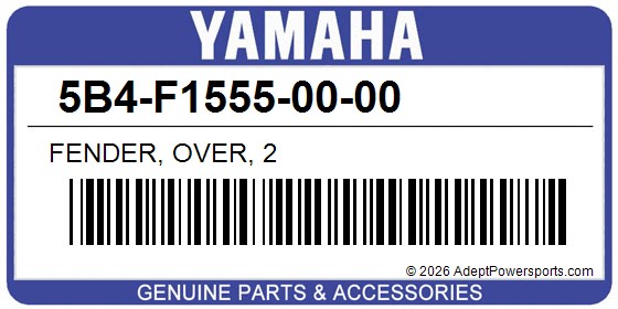 Yamaha 5B4-F1555-00-00 Fender, Over, 2