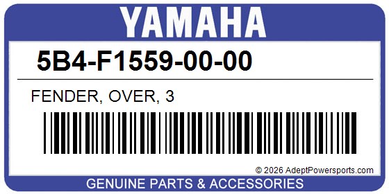 Yamaha 5B4-F1559-00-00 Fender, Over, 3