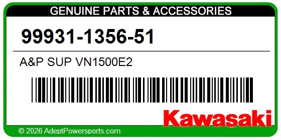 Kawasaki 99931-1356-51 A&P Sup Vn1500e2