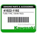 Kawasaki 41022-1192 Tube-Tire, 130/90-16(D)