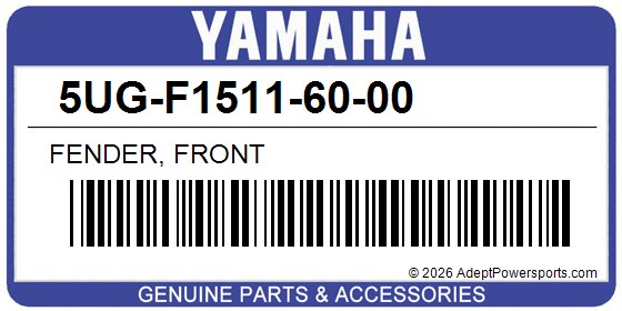 Yamaha 5UG-F1511-60-00 Fender, Front