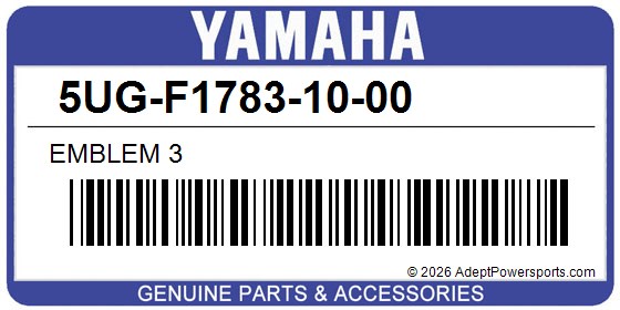 Yamaha 5UG-F1783-10-00 Emblem 3