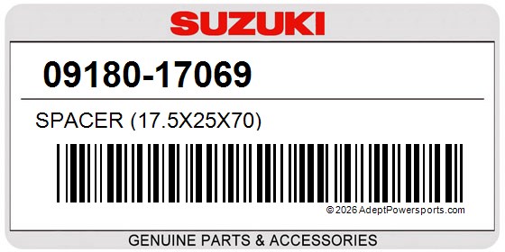 Suzuki 09180-17069 Spacer (17.5X25x70)
