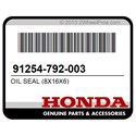 Honda 91254-792-003 Oil Seal (8X16x6)