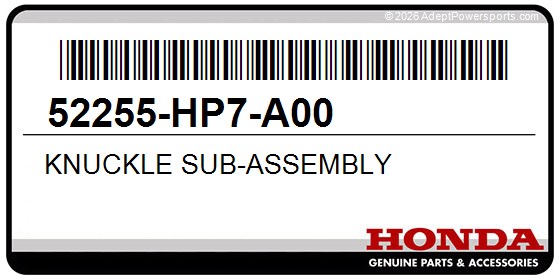Honda 52255-HP7-A00 Knuckle Sub-Assembly