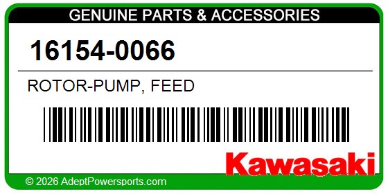Kawasaki 16154-0066 Rotor-Pump, Feed