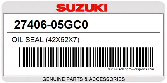 Suzuki 27406-05GC0 Oil Seal (42X62x7)
