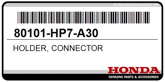 Honda 80101-HP7-A30 Holder, Connector