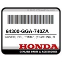 Honda 64300-GGA-740ZA Cover, Fr., *R134*, (Fighting, Red)