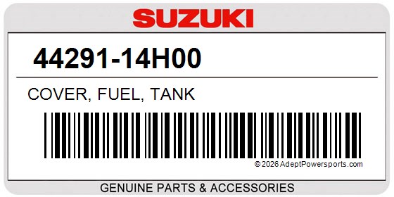 Suzuki 44291-14H00 Cover, Fuel, Tank