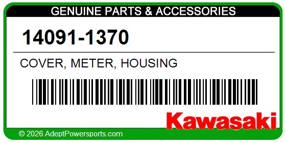 Kawasaki 14091-1370 Cover, Meter, Housing
