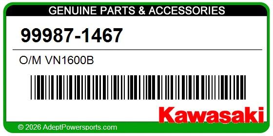 Kawasaki 99987-1467 O/M Vn1600b