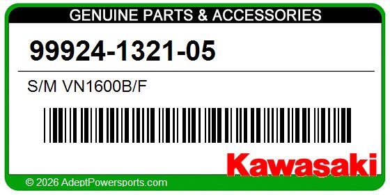 Kawasaki 99924-1321-05 S/M Vn1600b/F