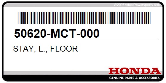 Honda 50620-MCT-000 Stay, L., Floor