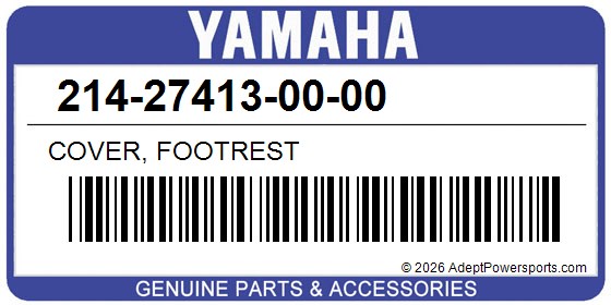 Yamaha 214-27413-00-00 Cover, Footrest