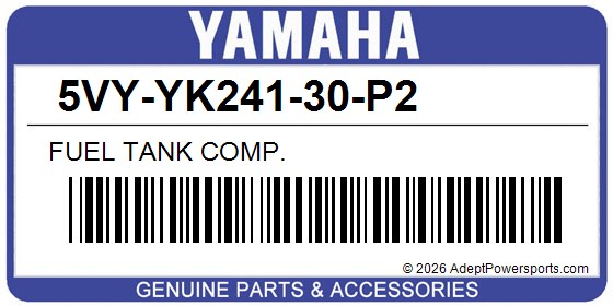Yamaha 5VY-YK241-30-P2 Fuel Tank Comp.