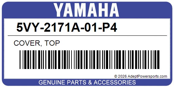 Yamaha 5VY-2171A-01-P4 Cover, Top