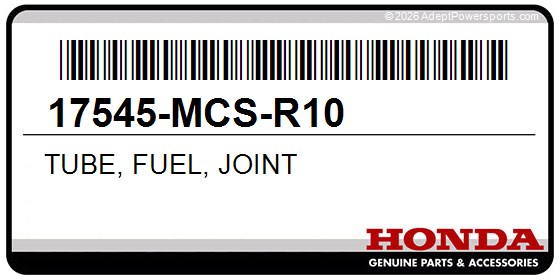 Honda 17545-MCS-R10 Tube, Fuel, Joint