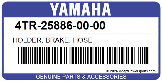 Yamaha 4TR-25886-00-00 Holder, Brake, Hose