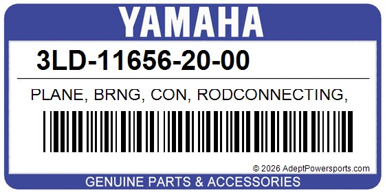 Yamaha 3LD-11656-20-00 Plane, Brng, Con, Rodconnecting, Rod
